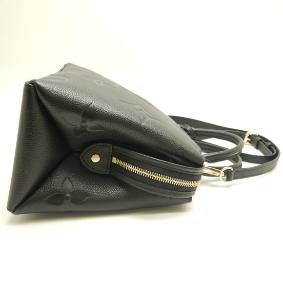 Louis Vuitton Petit Palais PM Monogram Implant Handbag Black - Picture 3 of 8